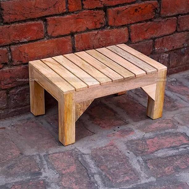 Goodwill Crafts Wooden Step Stool for Home & Office | Durable & Foldable | Multi-purpose Ladde Stool