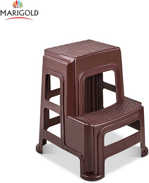 Marigold Plastic Step Stool for Kitchen, Bathroom, Home, Balcony, Office Living & Bedroom Stool