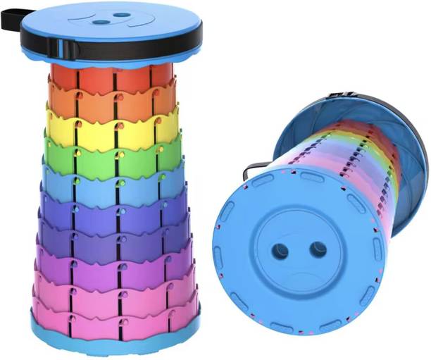 TRENDIX Rainbow Foldable Stool Outdoor & Cafeteria Stool
