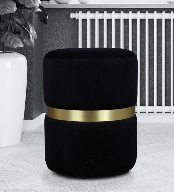 ganiwood Ottoman Pouffes for Sitting Stool for Living Room Wooden Stools Furniture Stool