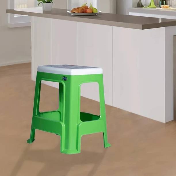 Nilkamal STL24 FLOWER GREEN Living & Bedroom Stool