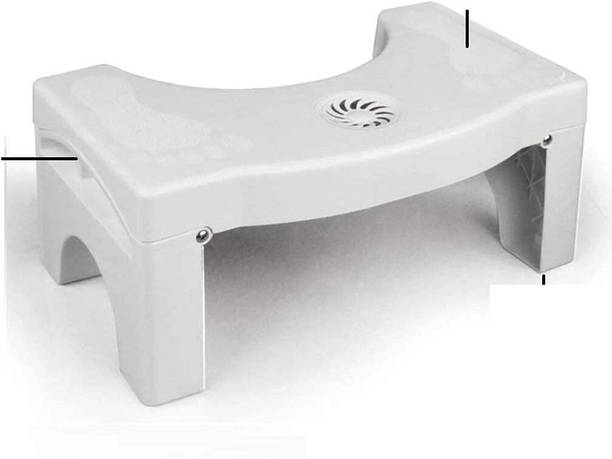 JASHKI ENTERPRISE Folding Squatting Toilet Stool Plastic Non-Slip Bathroom Stools Toilet Stool Bathroom Stool
