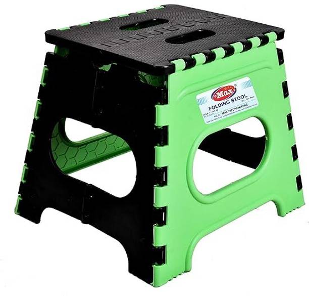 Umax U-MAX 12 Inch Portable Folding Step Stool, Compact, Lightweight & Durable for Kitchen Stool