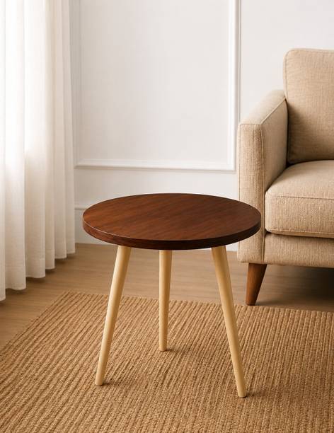 ROYALCRAFTS Solid Wood Round Table Handmade for Living Room Living & Bedroom Stool