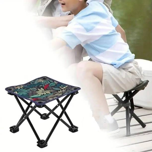 Deoxys Portable Folding Stool, Updated 13in Outdoor Lightweight Camping Chairs Outdoor & Cafeteria Stool