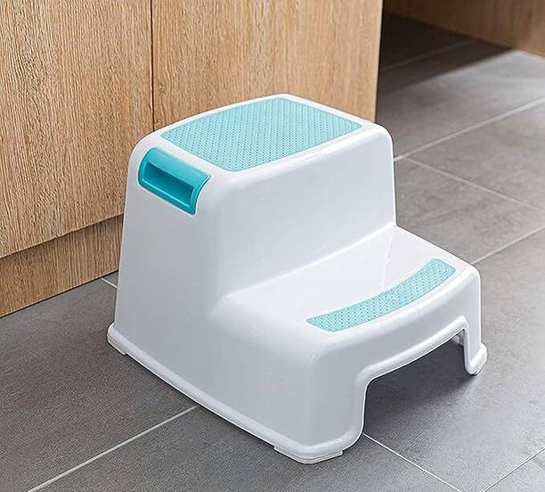 BLURISM Step Stool For Kid Two Step Stool For Kitchen Bathroom And Toilet Potty Training Bathroom Stool