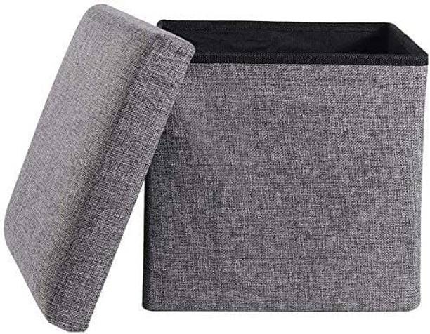 SCAROAL Seating Stool Box with Hidden Storage Box Storage Box