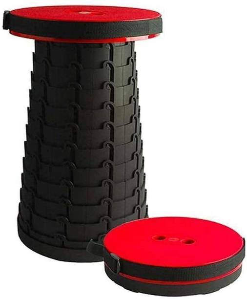 DSMARTS Adjustable Telescopic Stool Multipurpose Folding Table Stool Outdoor & Cafeteria Stool