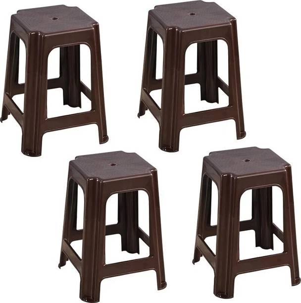 swagath furniture Palstic square stool Outdoor & Cafeteria Stool