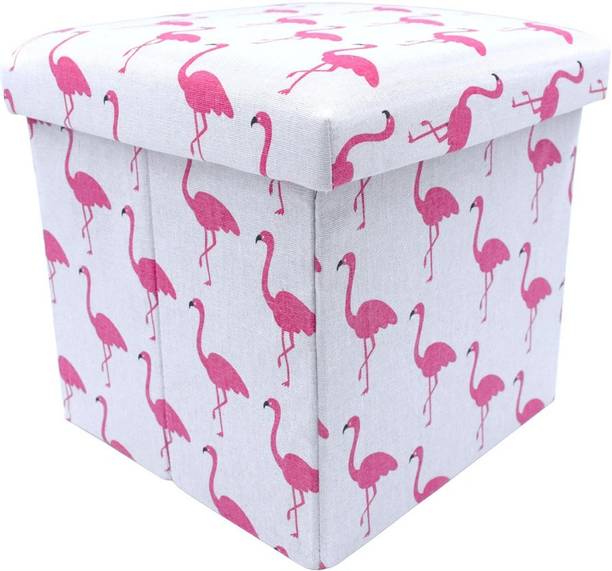 Storia Foldable Storage Toy Box Sitting Stool Basket Organizer Living & Bedroom stool Living & Bedroom Stool