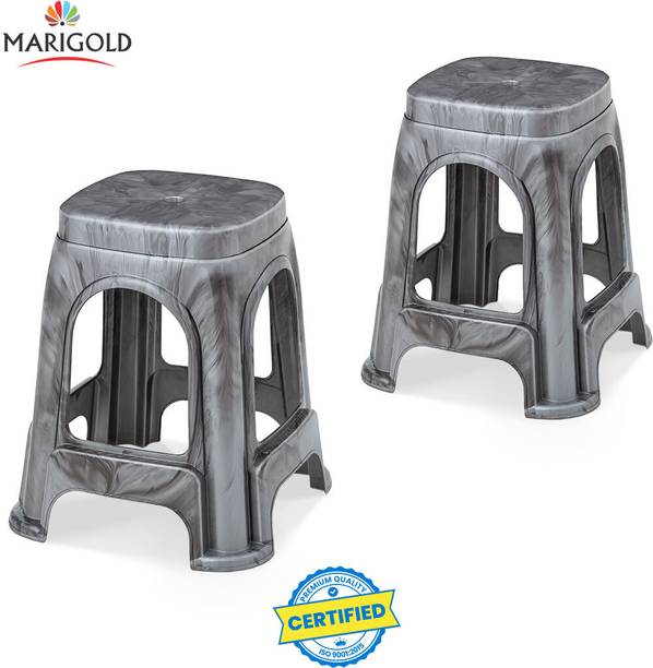 Marigold Jupiter Strong & Durable Stool | Stool for Living Room, Kitchen, Office Room | Outdoor & Cafeteria Stool