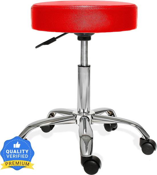 Finch Fox Leather Chair for Salon/Spa / Bar/Medical / Kitchen/Doctor (Red) Hospital/Clinic Stool