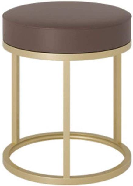 Indian Decor 45861 Classic Small Round Makeup Stool for Dressing Table, Bedroom, Minimalist Stool
