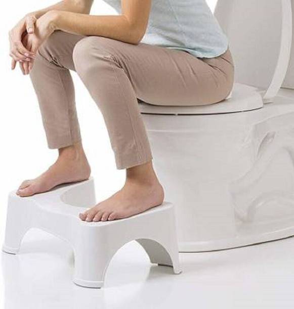 Lifekrafts Step Stool - for Western Toilet Portable Comfortable Sturdy Foot Step for Potty Training Kids and Adults (SMALL) Bathroom Stool