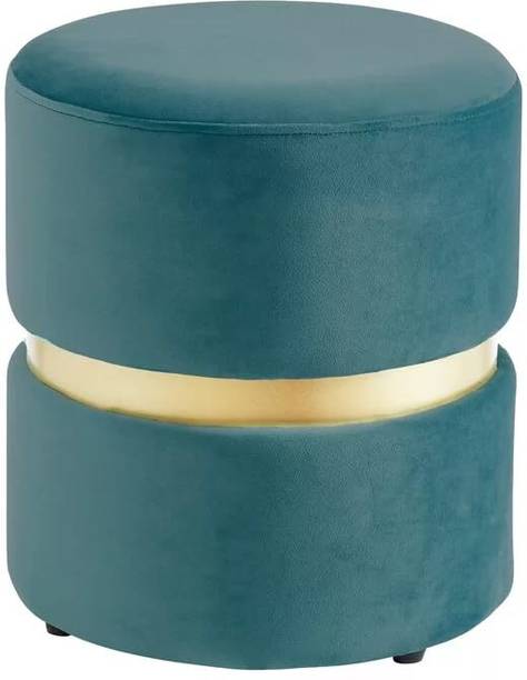 ganiwood Pouffes Sitting Stool for Living Room, Wooden Mudda Ottoman Stools Stool