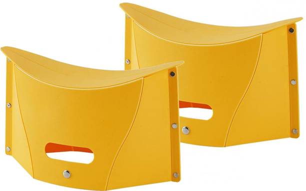 MS MODSTYLE Folding Plastic Paper Stool Sturdy & Lite Weight for Camping Hiking Fishing Stool