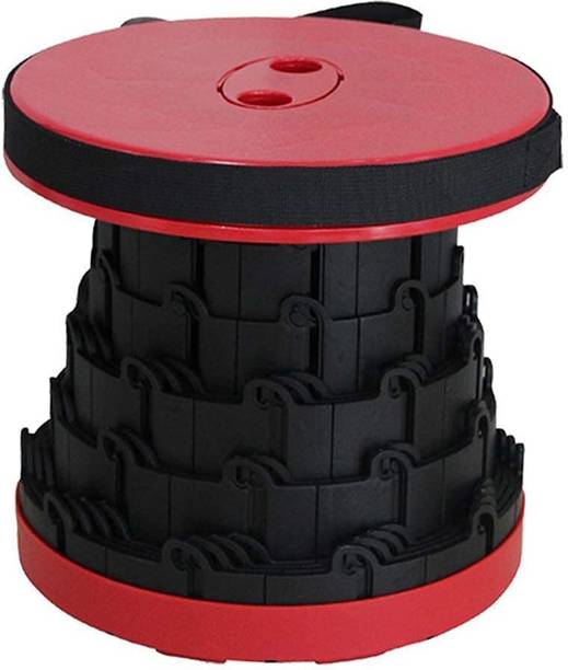ActrovaX Foldable Height Adjusting Stool Space Saving Telescopic Stool Outdoor & Cafeteria Stool
