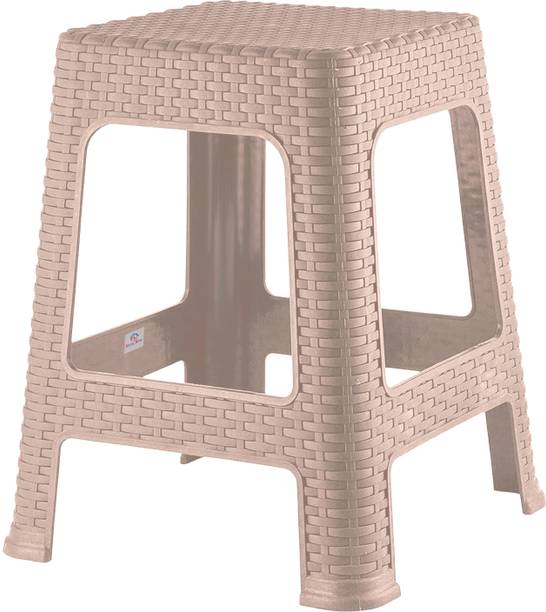 Heart Home Plastic Sitting Stool for Indoor Or Outdoor|Home & Garden Stool