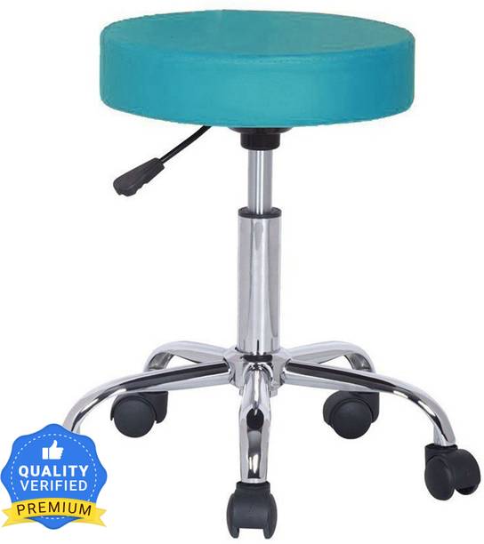 Finch Fox Leather Chair for Salon/Spa / Bar/Medical / Kitchen/Doctor (Sky Blue) Hospital/Clinic Stool