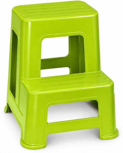 SRI GAYATHRI POLYMERS Heavy Duty Plastic Two Step Stool for Kitchen,Bathroom&Home|Multipurpose stool Living & Bedroom Stool