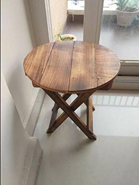 Doon Furniture House Wooden Royal Look Beautiful Folding Side, Coffee, End Table - 12 INCH Stool