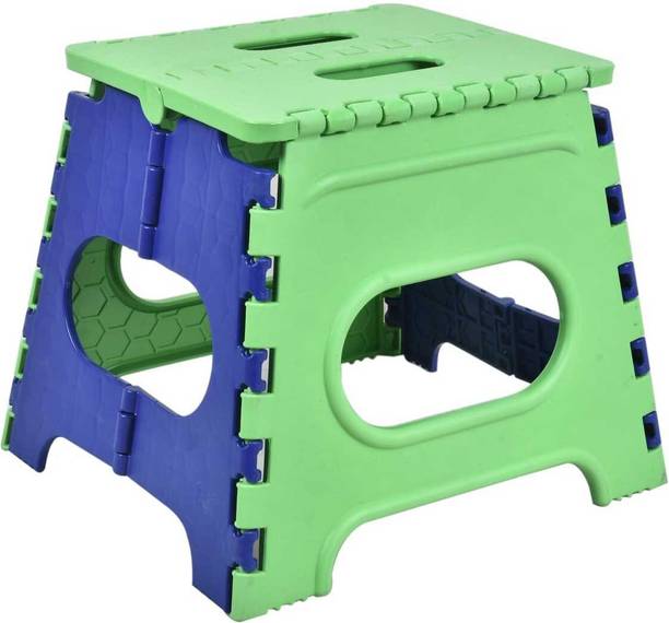JIVASO 12" Space Saving Plastic Foldable Step Stool Suitable for everyone Kitchen Stool Living & Bedroom Stool