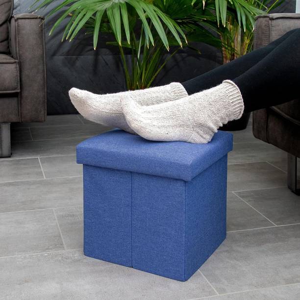 Tadatmay Fabric Cube Ottoman
