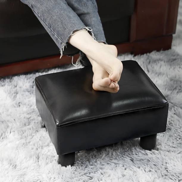 lifestyle furniture Footstool Pu Leather Ottoman Home Living Room Bedroom Living & Bedroom Stool