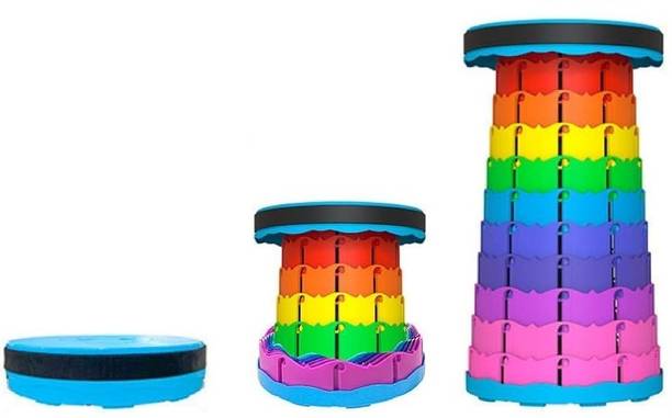 ActrovaX Adjustable Height Collapsible Stool for Adults Outdoor & Cafeteria Stool