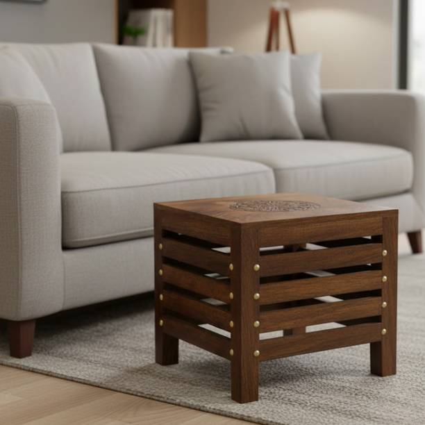VIAPRADHAN Wooden Stool Living & Bedroom Stool