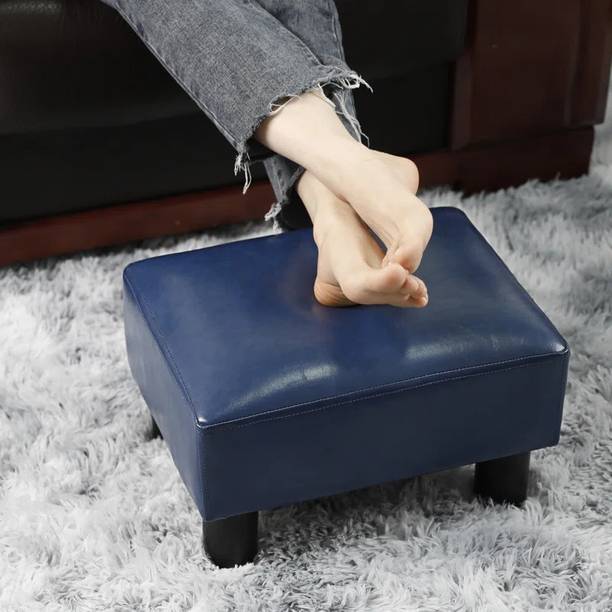 lifestyle furniture Footstool Pu Leather Ottoman Home Living Room Bedroom Living & Bedroom Stool