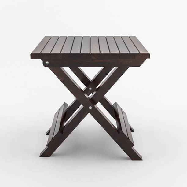PWA PWA Handmade Sheesham Wood Folding Square Shape Stool | (COFFEE) Stool