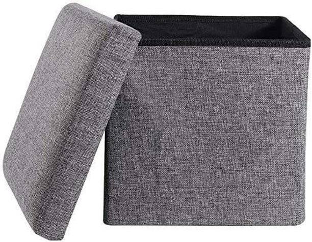 RIDHHANAL Sitting Stool With Storage Box Living Foldable Storage Bins Multipurpose Clothes Living & Bedroom Stool