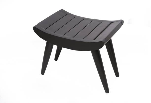 KHUSUBHDECOR KHUSUBHDECOR Waterproof Teak Wood Shower Bench Stool Shower Organization Bathroom Stool