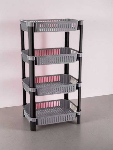 Pipasa Plastic 4 Layer Plastic Kitchen Stand Storage Basket