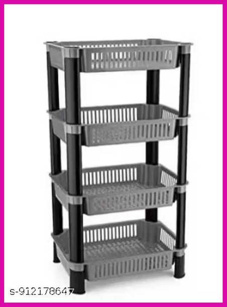 Pipasa Plastic 4 Layer Plastic Kitchen Stand for storage 195 Storage Basket