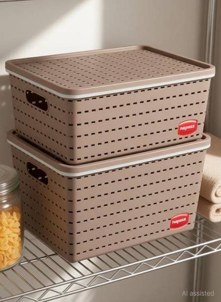 NAYASA Plastic Storage Basket