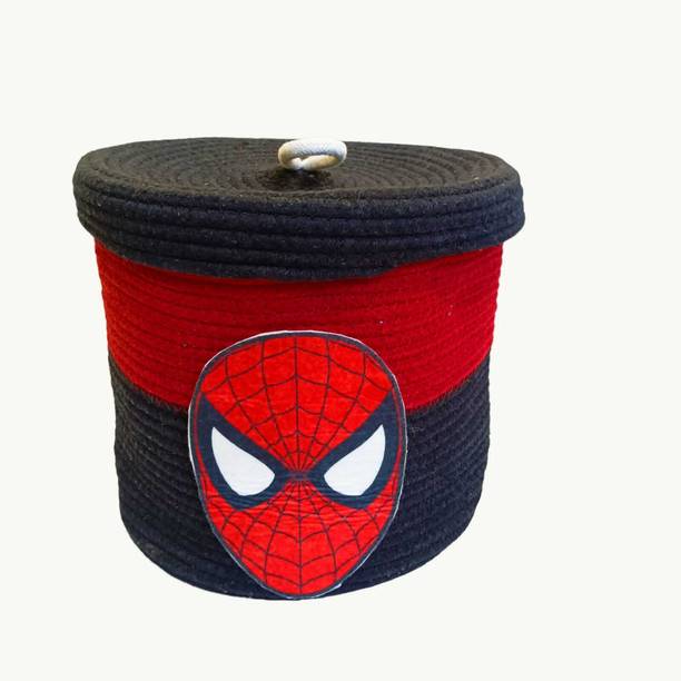 Adorn 10 L Black, Red Laundry Stool/Storage