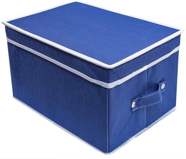 Crownsy Foldable Organizer Box for Cloths, Kid's toy with Top Lid (Set of 1) Storage Box