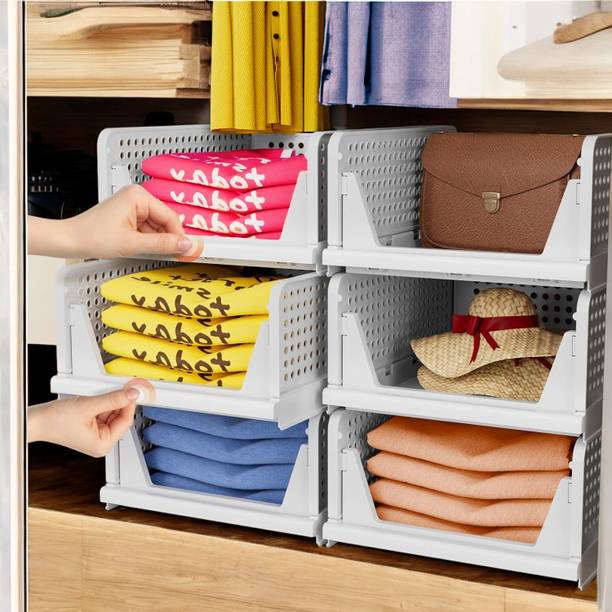 Aliens Clothes Storage Rack, Wardrobe, Stackable & Foldable Closet Organizer Drawer Storage Box
