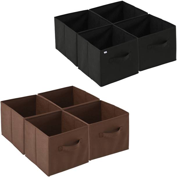 Heart Home Plain Square Foldable Toy & Book Storage Box Storage Box