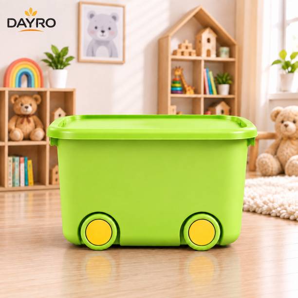 DAYRO HUB DAYRO Toy Storage Box with Wheels Storage Box