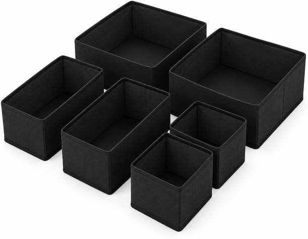 sopent Foldable Drawer Organiser for Innerwear Bra & Clothes in Wardrobe Almirah Storage Box
