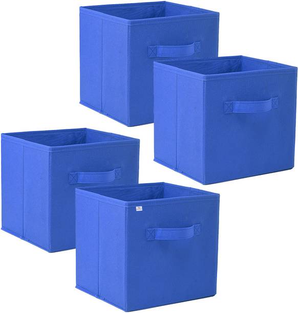 Heart Home Plain Square Foldable Toy & Book Storage Box Storage Box