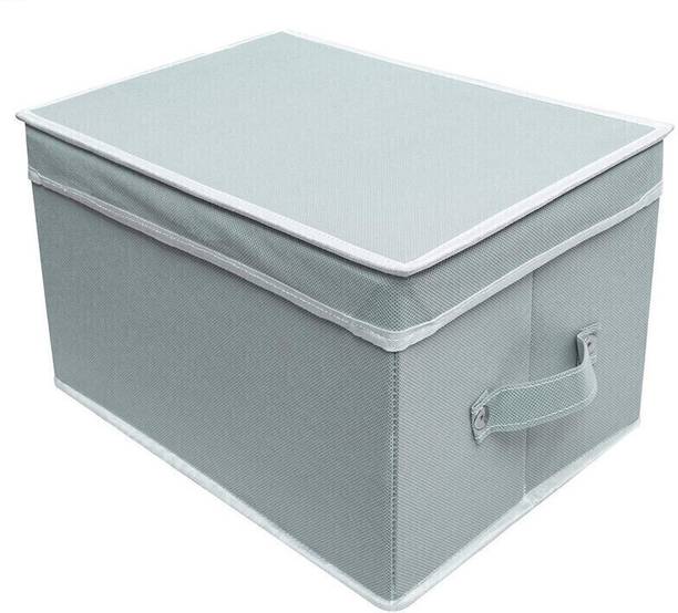 Crownsy Foldable Organizer Box for Cloths, Kid's toy with Top Lid (Pack 1) Storage Box