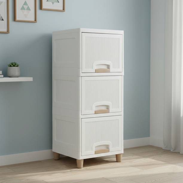 Suptikes Multi Layer Cabinet with User Friendly Storage Build PP Collapsible Wardrobe