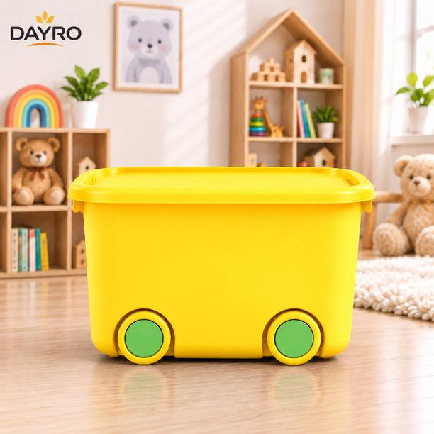 DAYRO HUB Toy Storage Box with Wheels Storage Box