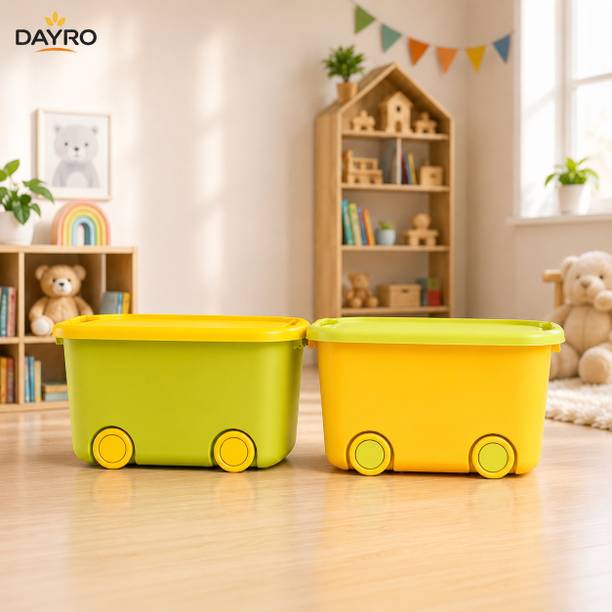 DAYRO HUB DAYRO Toy Storage Box with Wheels Storage Box