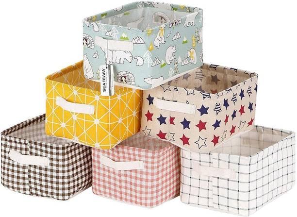 VACULACE Bus Shape Toys Organizer for Kids Clothes Toy Storage Box Storage Box