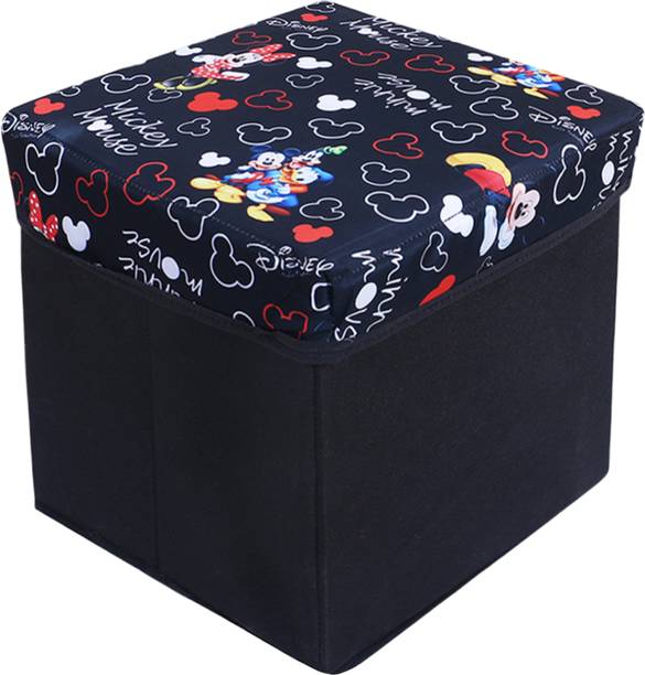 DISNEY Team Lid Print MDF Wooden Storage Stool For Living Room|Toys| Storage Box